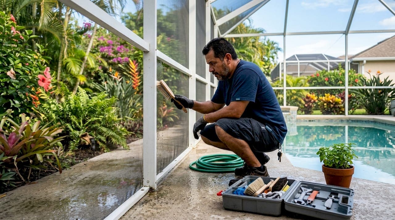 Pool Cage Maintenance vs Repair: A Homeowner's Guide