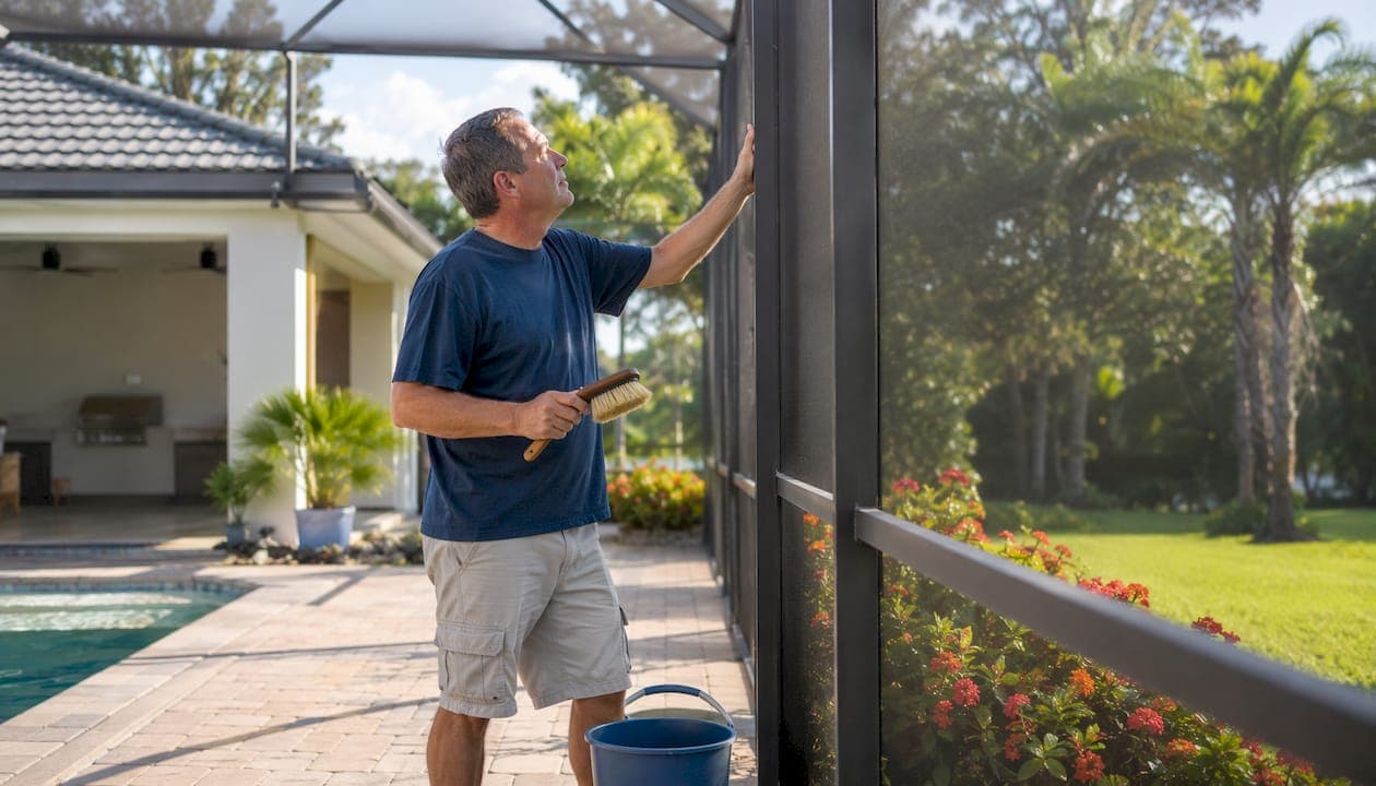 Local Pool Screen Maintenance Service Benefits for Homeowners