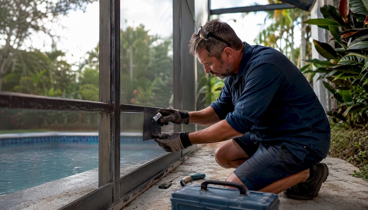 Sustainable Pool Screen Repair Methods: A Homeowner's Guide