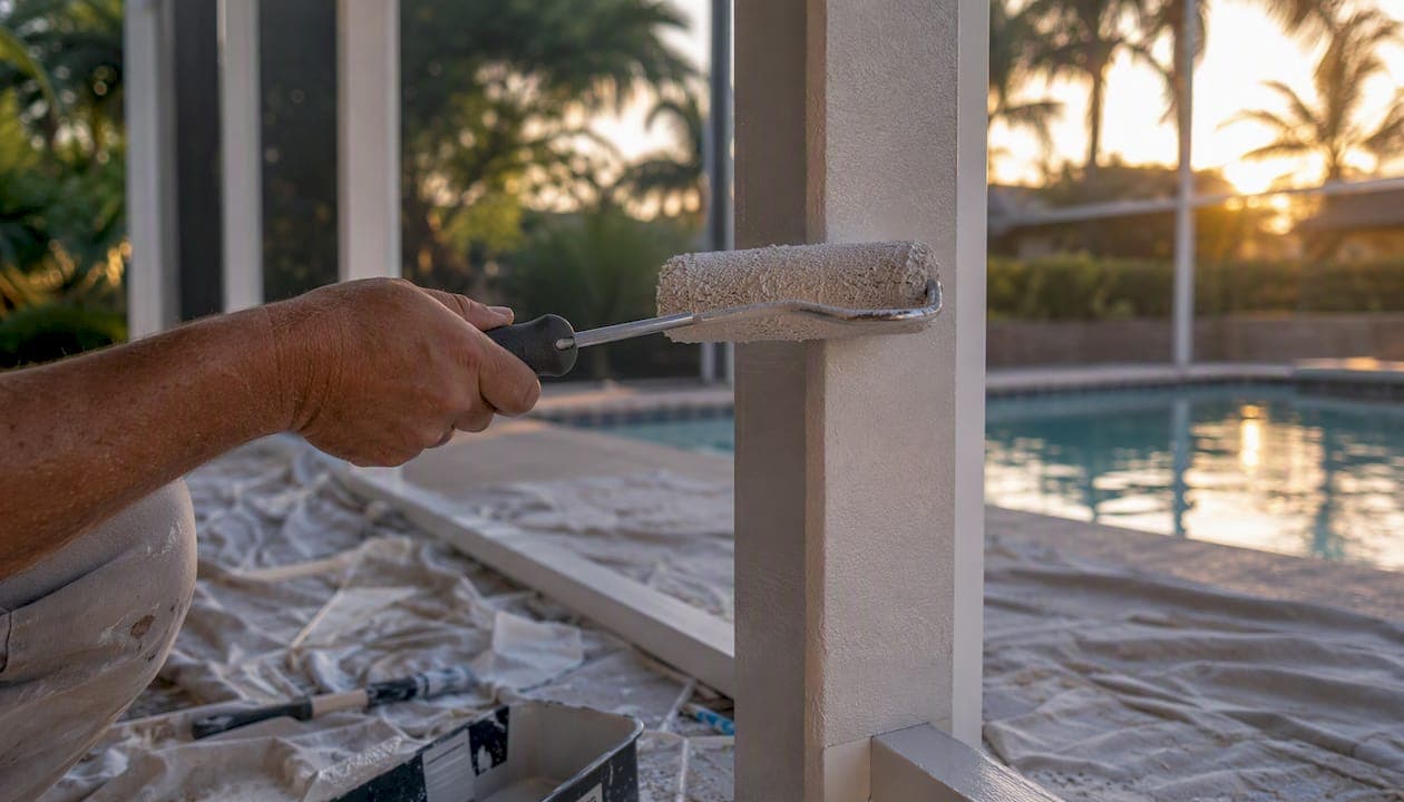 How to Repaint a Pool Enclosure and Make It Last