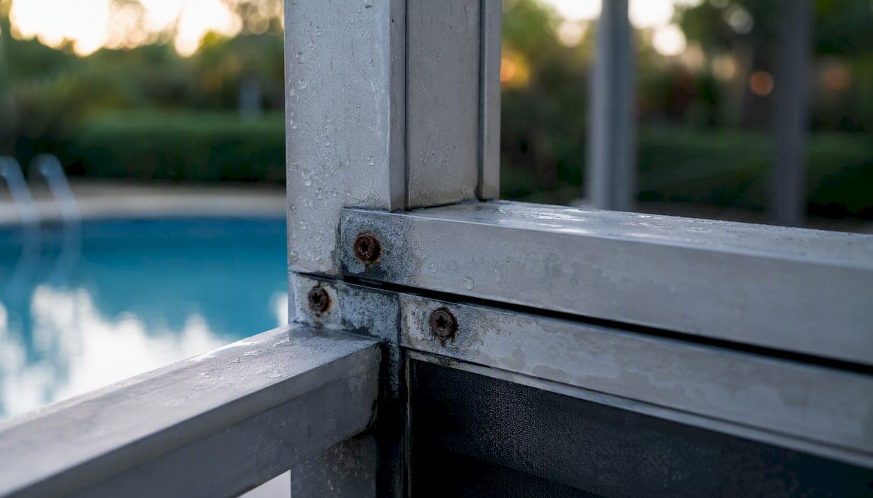 Galvanic Corrosion on Pool Enclosures: A Homeowner's Guide