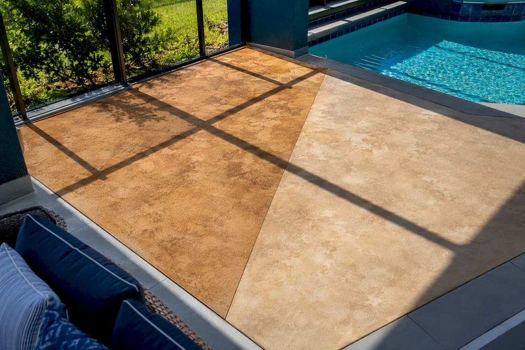 1–3 Years to Reseal? Acid or Water Based Stain for Florida Pool Decks
