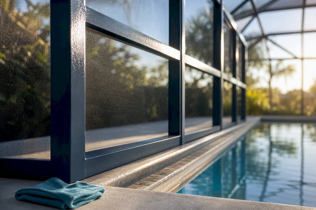 Homeowners: Protect a Freshly Painted Pool Enclosure, 24–72 Hour Cure