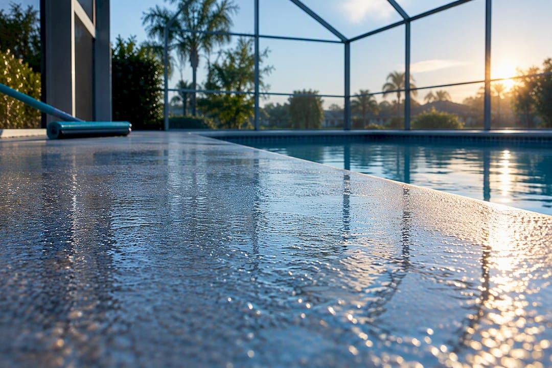 Pool Deck Textures with Wet PTV 40 for Homeowners