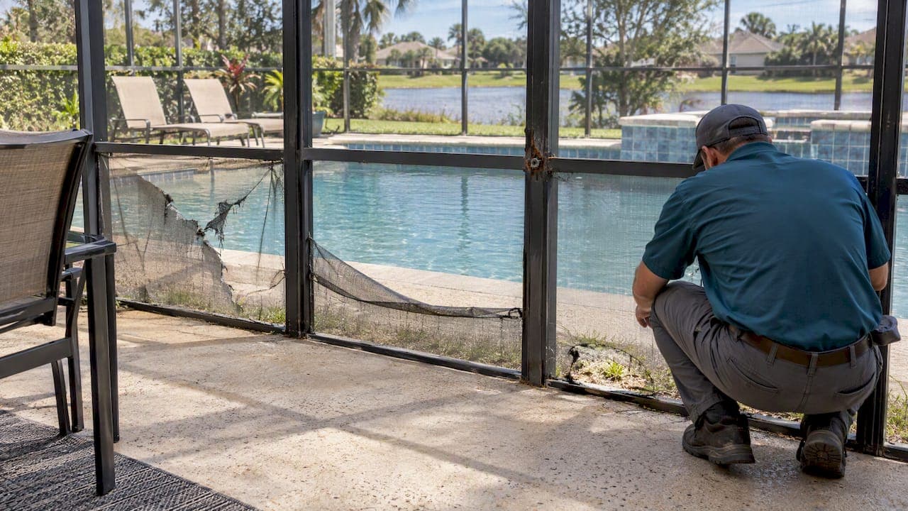 Stop Repatching Pet Damaged Pool Screens: Fix Before 3 Panels Fail